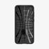ACS05639 - Galaxy S23 Ultra Case Optik Armor in black showing the back with lens protector slot open
